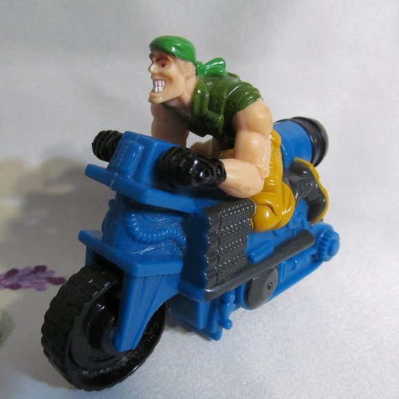 Vintage 1998 Burger King Club Small Soldiers Rip Roarin’ Kip Killigan Motorcycle - Picture 1 of 13